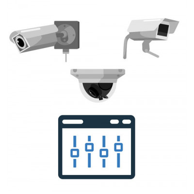 Configuration à distance caméra de surveillance Dahua / Acromedia / Hikvision