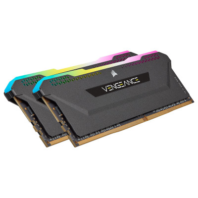 Corsair Vengeance RGB PRO SL Series 16 Go (2 x 8 Go) DDR4 3200 MHz CL16 - Noir