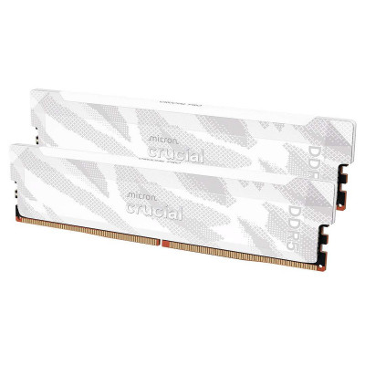 Crucial DDR5 Pro Overclocking 32 Go (2 x 16 Go) 6400 MHz CL32 Blanc