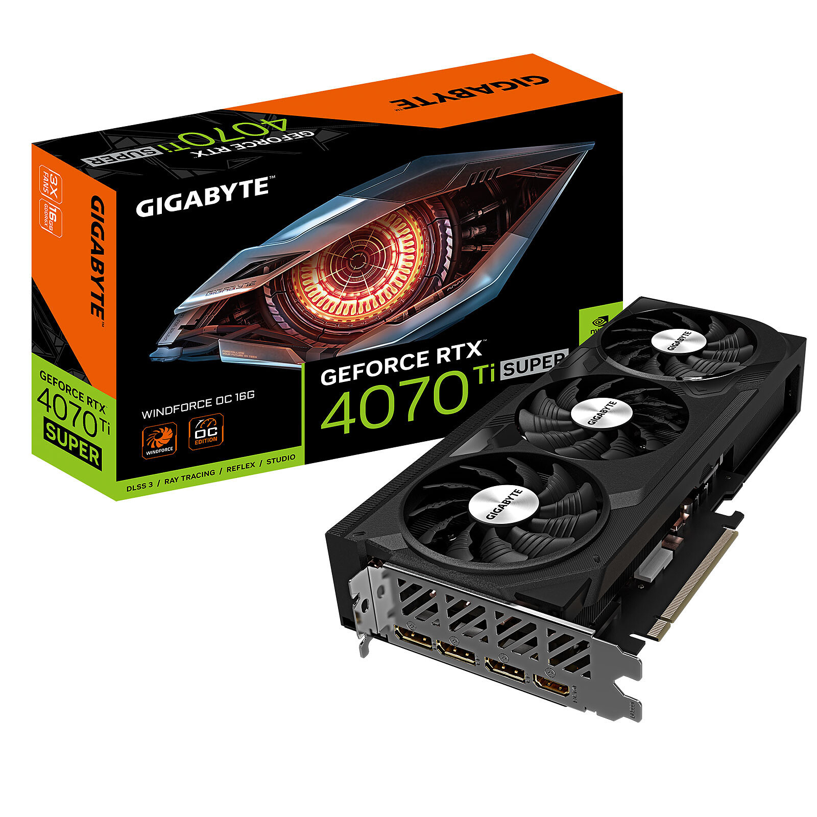 Gigabyte GeForce RTX 4070 Ti SUPER WINDFORCE OC 16G 